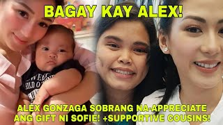 ALEX GONZAGA HINDI INAASAHAN ANG GIFT NI SOFIE SA KANYA SUPPORTIVE COUSINS BABY amp PAMANGKIN ❤️ [upl. by Conover]