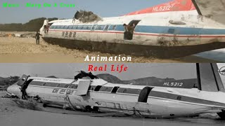 1971 Korean Air Lines F27 Hijack Attempt Animation vs Real Life Aftermath [upl. by Oleg]