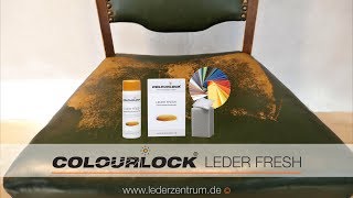 LEDER FARBE AUFFRISCHEN – COLOURLOCK LEDER FRESH Anleitung  COLOURLOCK [upl. by Danby967]