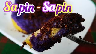 How to make Sapinsapin Filipino Recipe Pagkaing Pinoy Kakanin sa Bagong Taon [upl. by Sidwel]