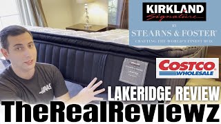 STEARNS AND FOSTER LAKERIDGE MATTRESS  FIRST LOOK [upl. by Oiluarb882]