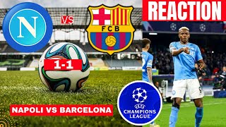 Napoli vs FC Barcelona 11 Live UEFA Champions League UCL Football Match Score Highlights Vivo [upl. by Asta]