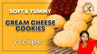 Cream Cheese Cookies  Soft Cream Cheese Cookies Recipe  How to bake Cream Cheese Cookies  Vlogmas [upl. by Lebana]