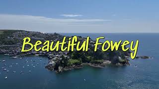 Fowey and Polruan in the sunshine by drone [upl. by Amluz]