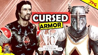 SKYRIM CURSED ARMOR How To Get Crusader Armor Set And Lords Mail Anniversary EditionCreation Club [upl. by Eednar]