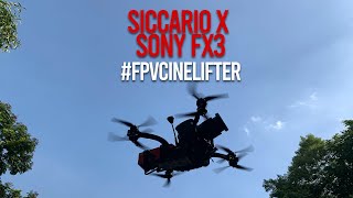 Siccario x Sony FX3  first test flight [upl. by Anahsor]