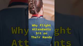 The Real Reason Flight Attendants Sit on Their Hands [upl. by Luhem]