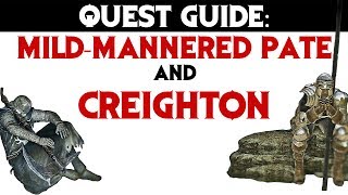 Dark Souls 2 Quest Guide MildMannered Pate and Creighton [upl. by Rakabuba]