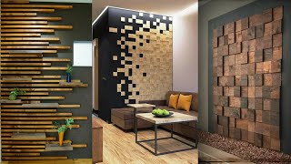 100 Wooden wall decorating ideas for living room interior wall design 2025 [upl. by Sayette951]