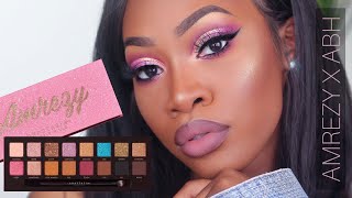 AMREZY X ABH Palette Tutorial Dark Skin  Maya Galore [upl. by Lindy242]