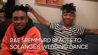 Rae Sremmurd Reacts to Solanges Wedding Dance [upl. by Enirolf]