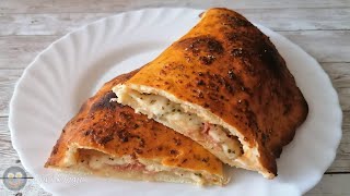 Pica Kalcona Calzone recept  Preklopljena pica pizza calzone [upl. by Floris]