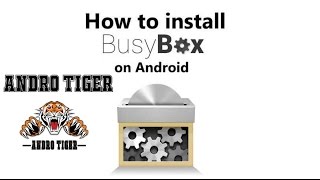 How to install Busybox Root [upl. by Pedro]