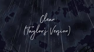 Taylor Swift  Clean Taylors version lyric video [upl. by Everard]