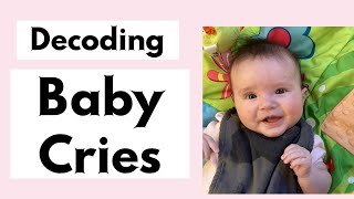 Decoding baby cries and what they mean [upl. by Nosnej32]