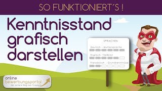 Lebenslauf in Word bearbeiten Kenntnisstand grafisch darstellen  SO FUNKTIONIERT´S [upl. by Aminta]