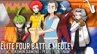 Pokémon DPPt Sinnoh Elite Four Battle Medley  insaneintherainmusic [upl. by Gavra]