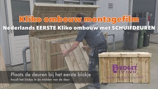 Budget Living  Kliko ombouw KLIKO met schuifdeuren [upl. by Janiuszck767]