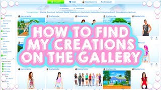 HOW TO FIND MY CREATIONS ON THE GALLERY💖  THE SIMS 4 [upl. by Soisanahta]