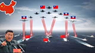 Sea War Begins Philippines and Taiwan Destroy Chinese Aircraft Carrier on Border  Arma 3 Milsim [upl. by Wahs340]