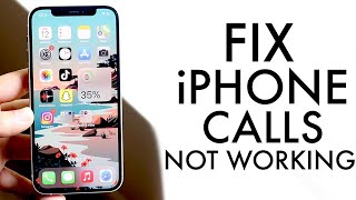 How To FIX Calls Not Working On iPhone [upl. by Airad]