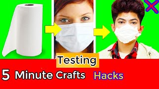 Testing Out Viral Hacks from 5 MINUTE CRAFTS  MoonFun [upl. by Falito]