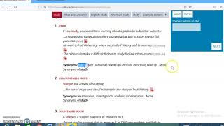 How to use OneLook dictionary [upl. by Aeneus]