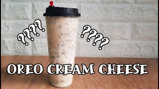 DIY Oreo Cream Cheese Milk Tea Quick Recipe [upl. by Milka]