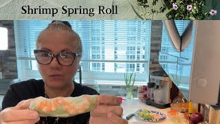 Easy Shrimp Spring Roll Recipe Cooking With Jeanine In The Kitchen [upl. by Giuliana257]