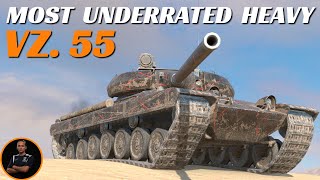 Vz 55 How does it play and why is it underrated  WoT Blitz [upl. by Nalyd]