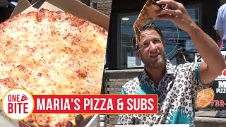 Barstool Pizza Review  Marias Pizza amp Subs Milltown NJ [upl. by Kathlene995]