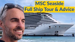 MSC Seaside Ship Tour with Cruise Advice amp MSC Tips amp Tricks  MSC Cruise Lines [upl. by Neuberger]