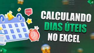 Como Calcular Dias Uteis no Excel EXCLUINDO FERIADOS [upl. by Anaed]