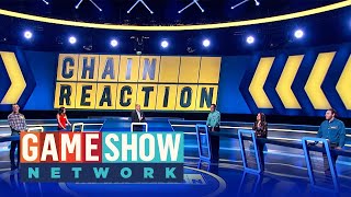 Will the Campfire Friends Finish the Chain  Chain Reaction  Game Show Network [upl. by Annocahs]