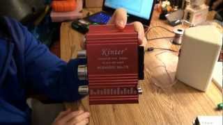 Kinter MA170 Mini Audio Amplifier Review [upl. by Eelegna]