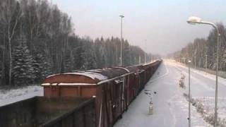 Тепловоз 2ТЭ10У0388  2TE10U0388 diesel locomotive [upl. by Bihas]