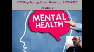 VCE Psychology  Exam Revision U4 AOS 2 [upl. by Notgnirrac]