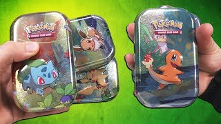 Opening ALL 5 Kanto Friends Mini Tins [upl. by Amethyst]