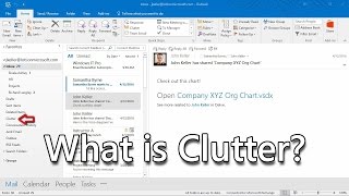 Office 365 amp Outlook 2016 What Is Clutter [upl. by Beatriz]