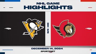 NHL Highlights  Penguins vs Senators  December 14 2024 [upl. by Leonhard]