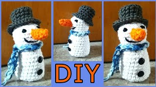 Amigurumi Schneemann häkeln • DIY  Julebuergerfee [upl. by Relyat]