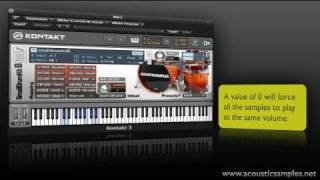 AcousticsampleS SmallDrumKits Demo Video [upl. by Josefina]