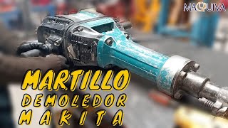 MARTILLO DEMOLEDOR MAKITA  DAÑO EN PORTACARBONES [upl. by Atinahs313]