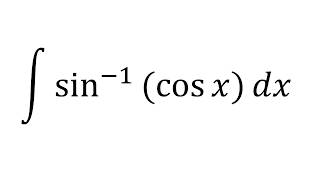 Integral of arcsincos x [upl. by Ailuig]