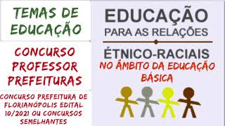 A Educação nas Relações Étnico Raciais no Âmbito da Educação Básica [upl. by Amsirak201]