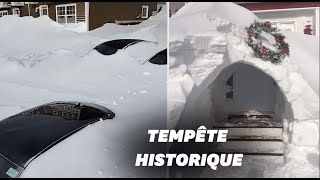 Au Canada SaintJean ensevelie sous la neige larmée appelée en renfort [upl. by Adnirolc178]