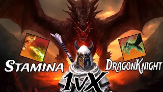 ESO 1vX DragonKnight PvP Build Gameplay  Update 40 [upl. by Imogene]