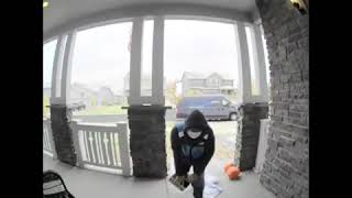 Amazon delivery driver goes viral after a hilarious Slip is caught on Camera💀💀 [upl. by Okechuku]