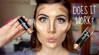 DOES IT REALLY WORK Maybelline Master CONTOUR Stick  cosmochlo [upl. by Donnamarie]