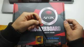 Unboxing  Overview  Placa mãe AFOX IH110MA4V2 LGA 1151 INTEL H110 MOTHERBOARD [upl. by Dieter]